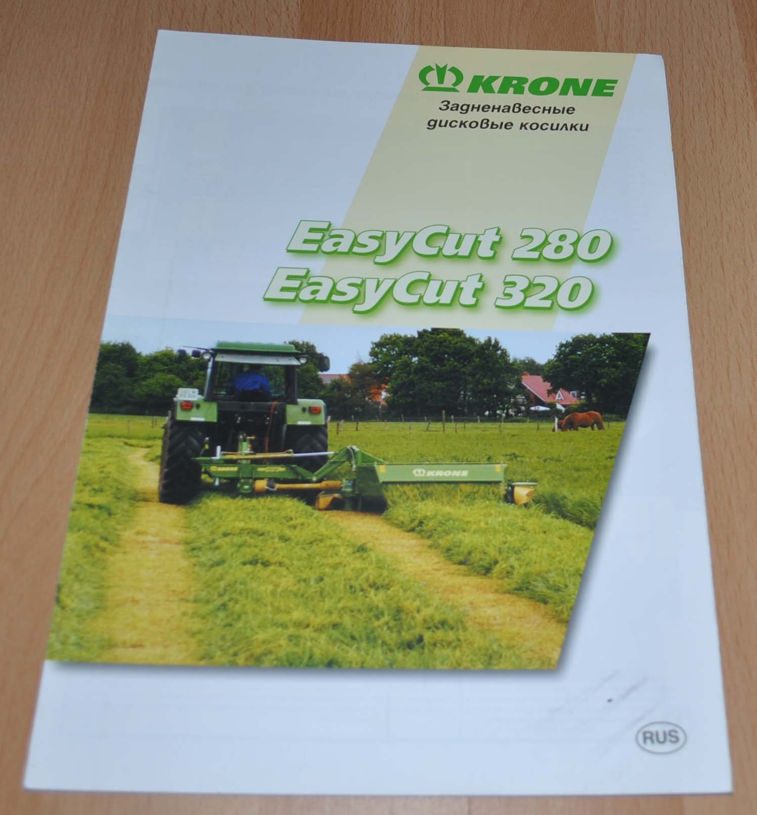 Krone EasyCut Rear-mounted disc mowers Agricultural Brochure Prospekt
