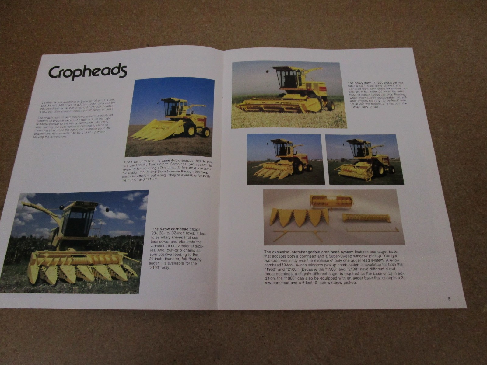 1983 Sperry New Holland Self Propelled Chopper hay sales brochure ORIGINAL farm