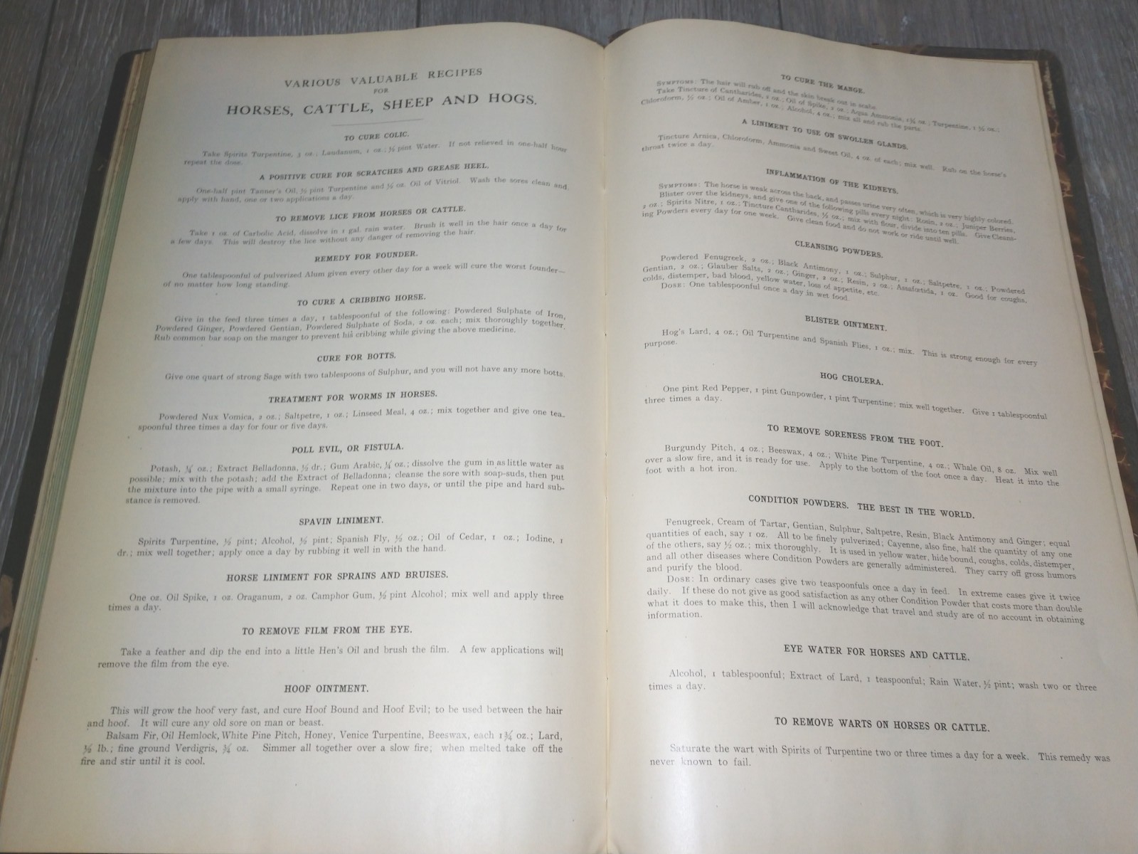 Antique Unused PLANTERS REGISTER Ledger BOOK 1895 COTTON GRAIN LIVESTOCK DAIRY