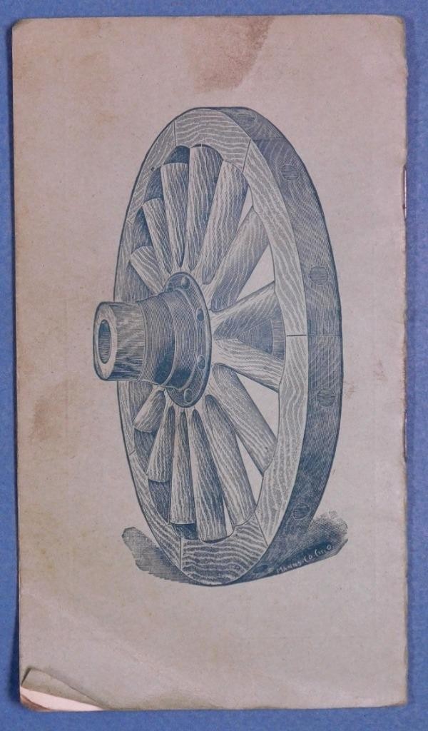 4 Early 1900&rsquo;s A M Eames & Co Catalogs Carriage Wagon Cart Wheels S.Fram MA c345