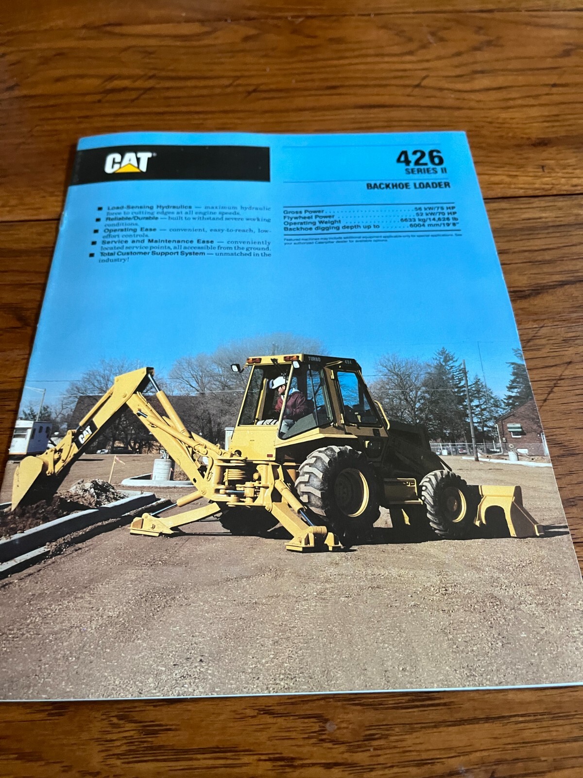 Caterpillar CAT 426 Series II Backhoe Brochure FCCA