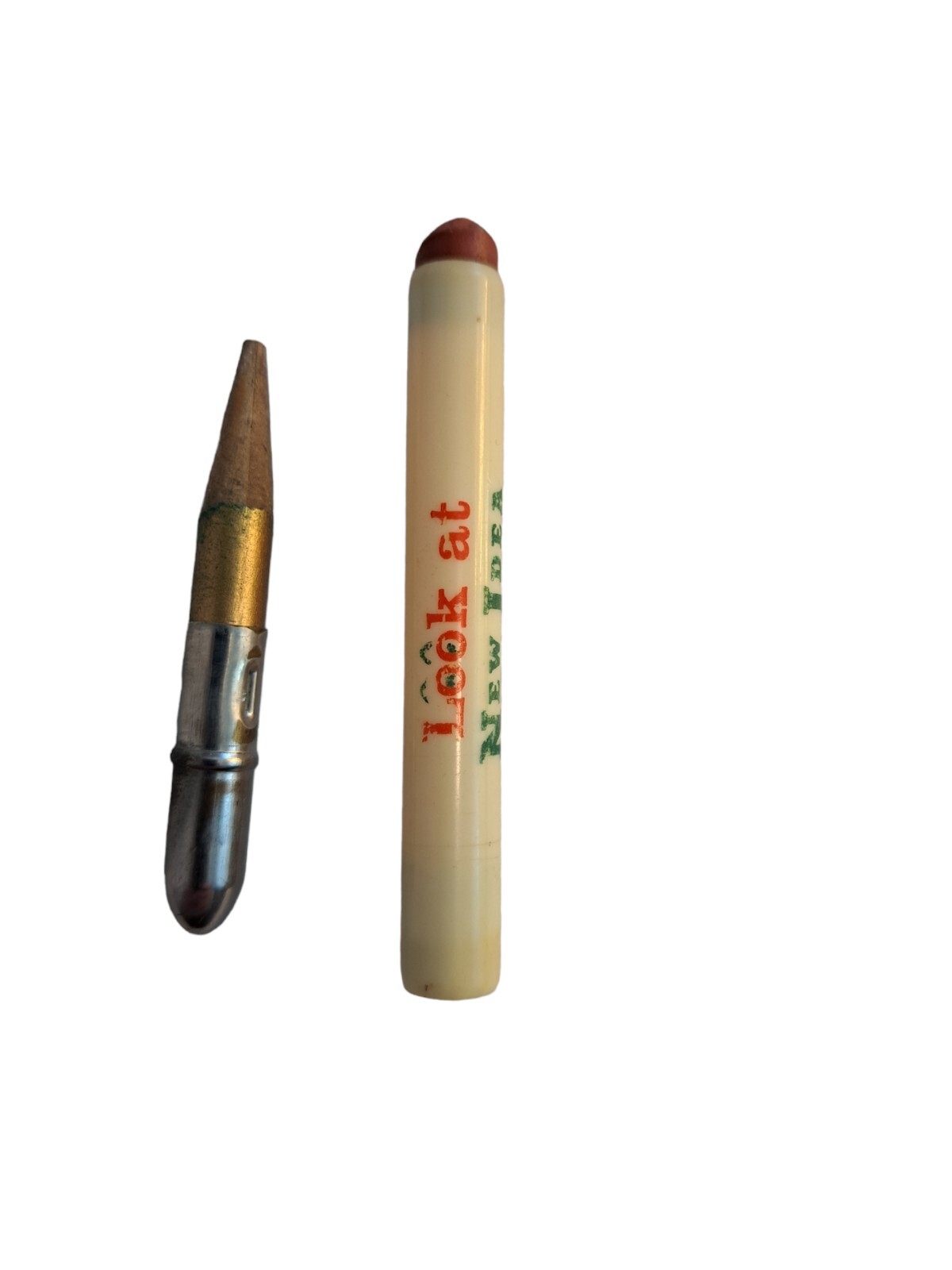 Look at New Idea before you buy! Farm Equipment Bullet Pencil Advertising VTG