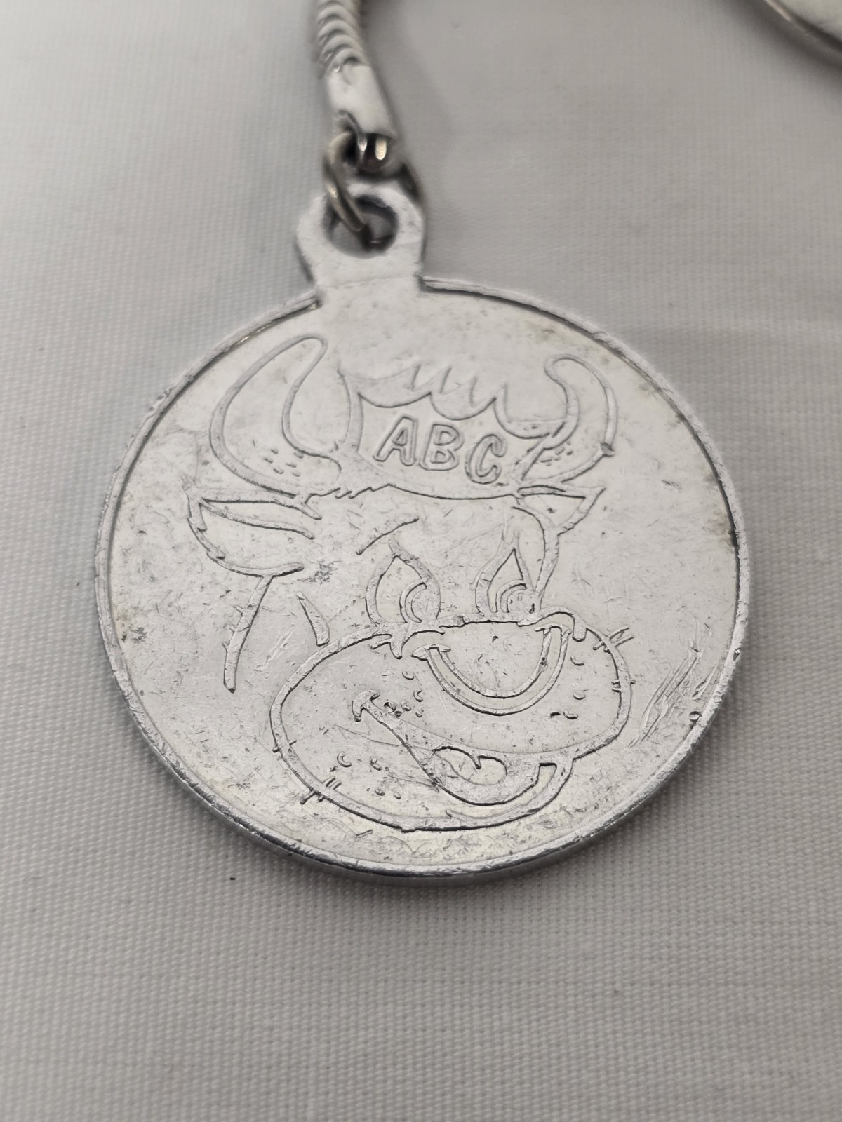 VINTAGE BULL BREEDED ABC ATLANTIC BREEDERS COOPERATIVE TOTAL SERVICE KEYCHAIN