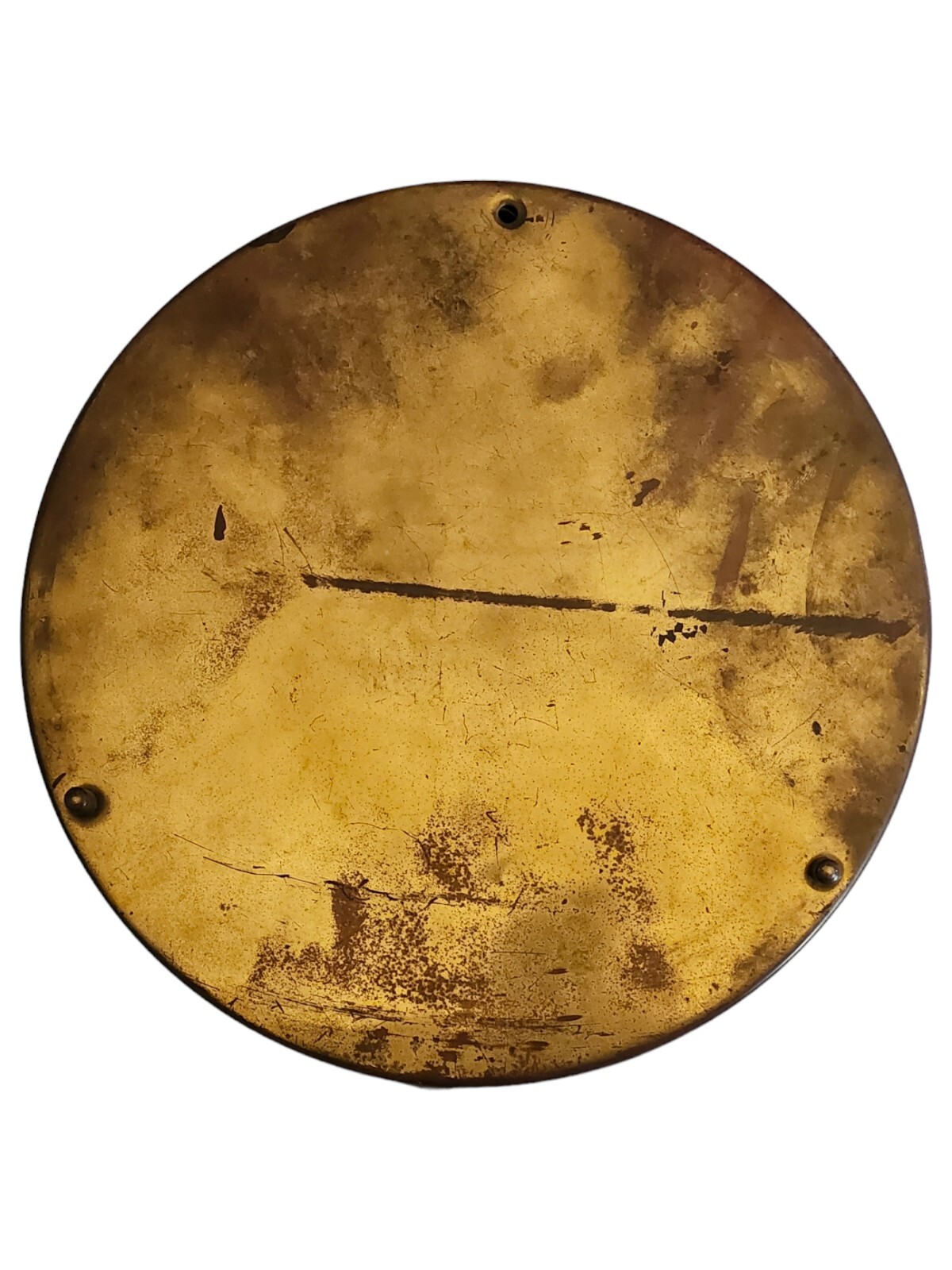 Vintage Brass Thermometer Darling’s Animal Base Fertilizer Round 1930s USA