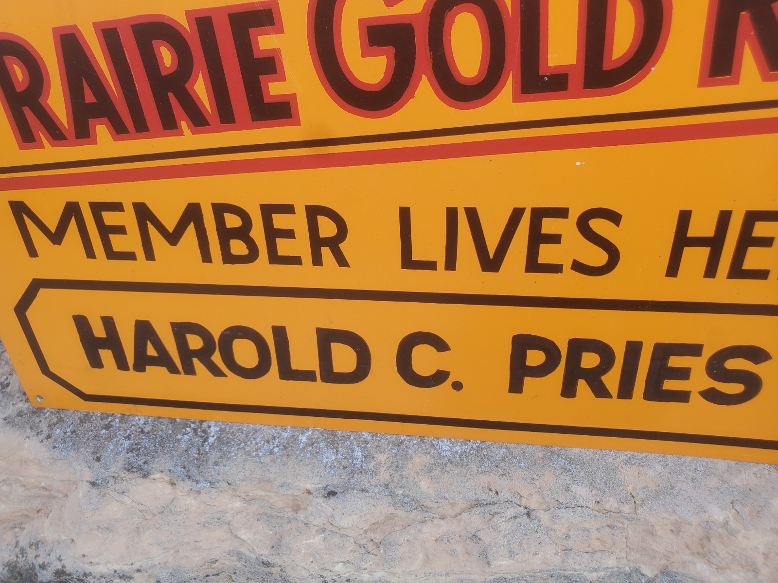 20&Prime; X 14&Prime; Metal Sign Welcome Another Prarie Gold Rush Member Tractor Magazine