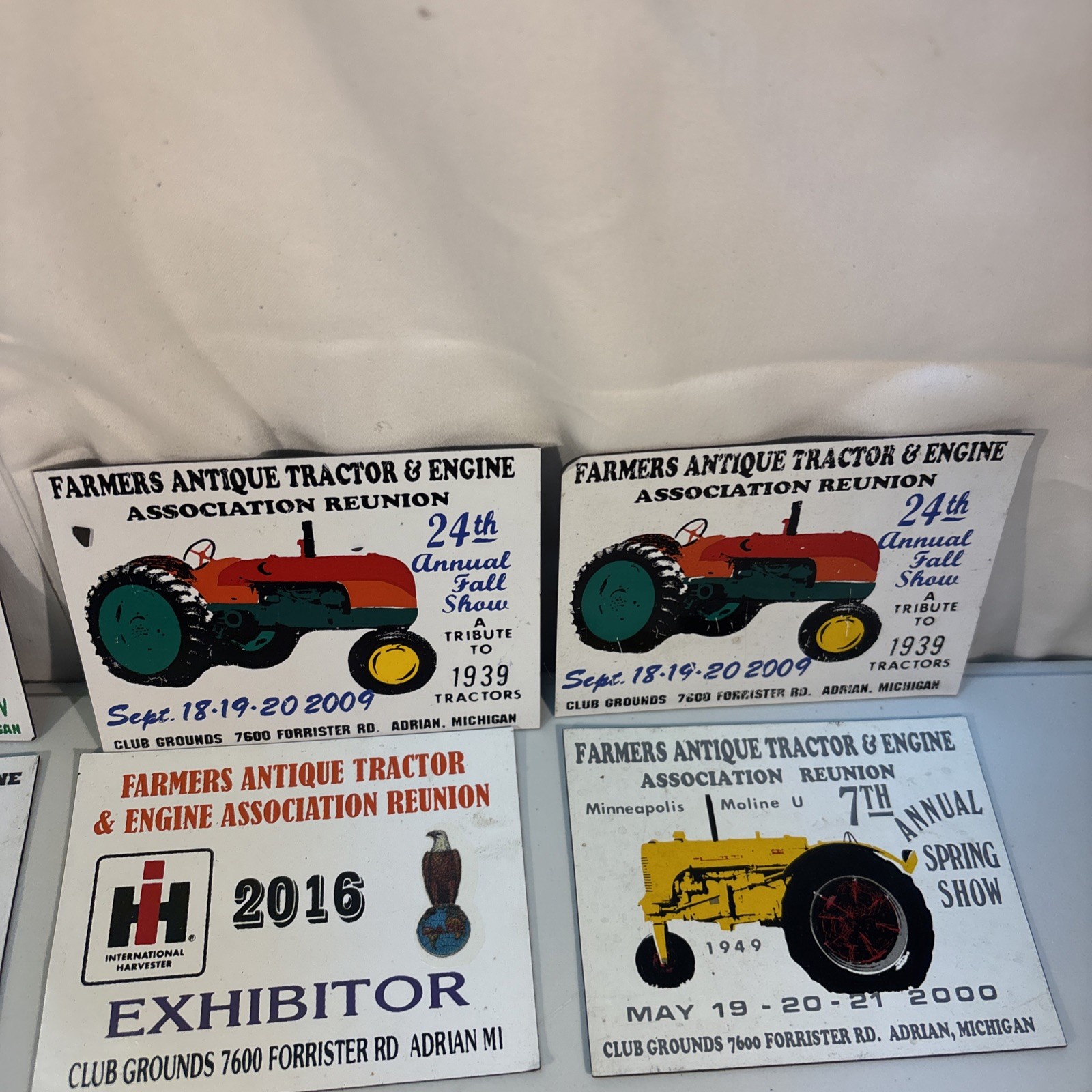 21 Farmers Antique Tractor And Engine Association Show Magnets, Adrian, Michigan