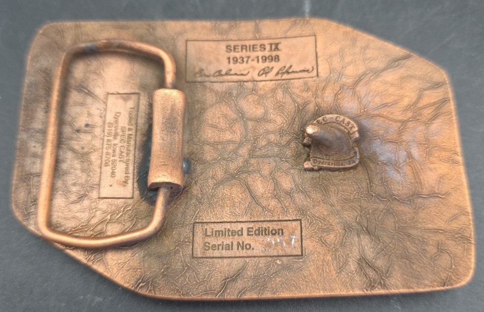 Tractor Implement Supply Company 61 Years Belt Buckle Lt Ed 8155 Series IX 1998