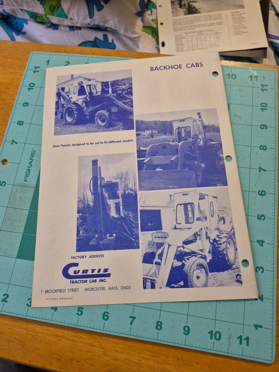 1970&rsquo;s? Curtis Cabs Brochure Universal Tractor Cabs Gravely Case Cub Cadet Etc