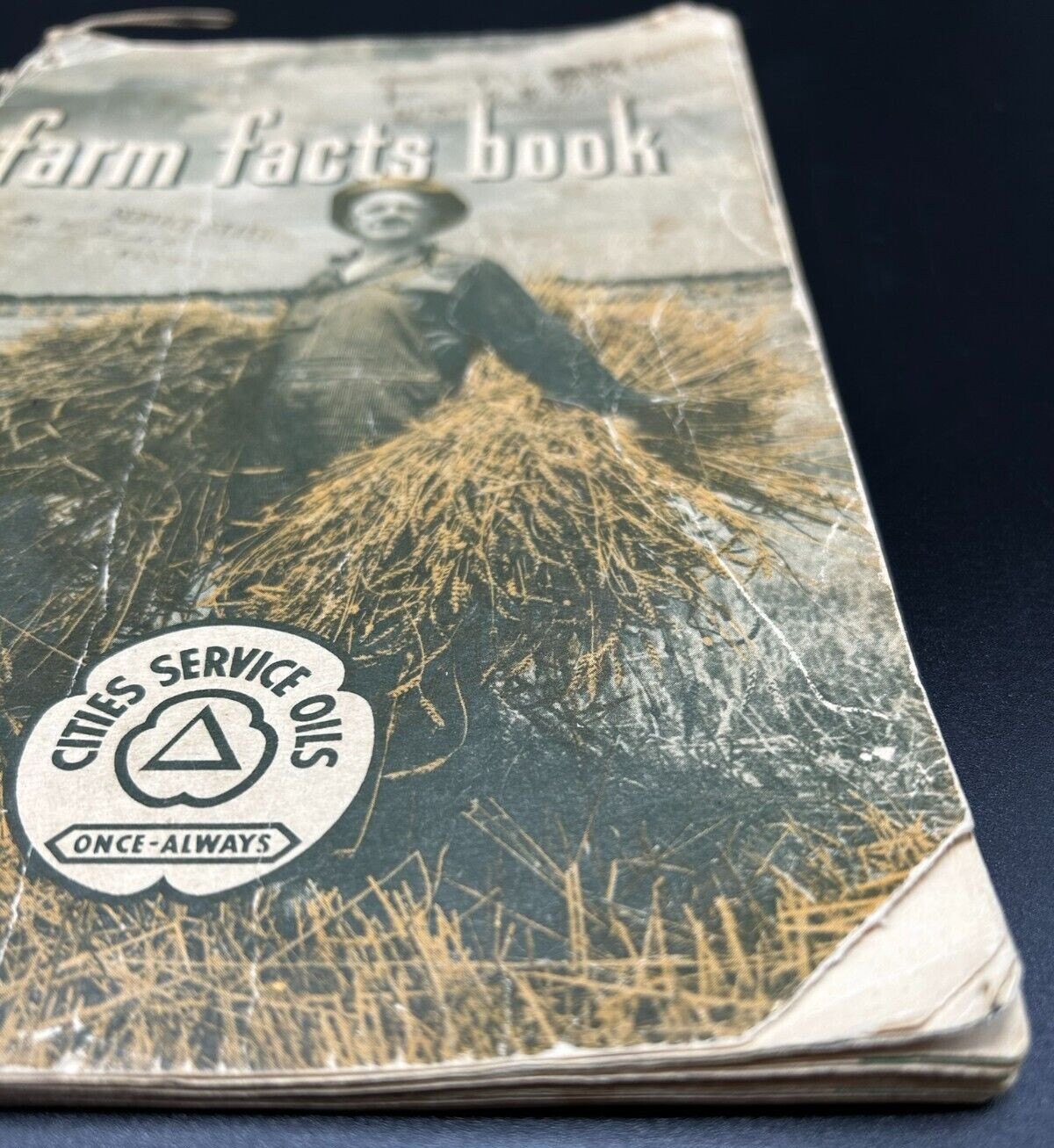 1945 Farm Facts Book-Cities Service Oils- Bonus Cheat Sheet for Measuring Cattle