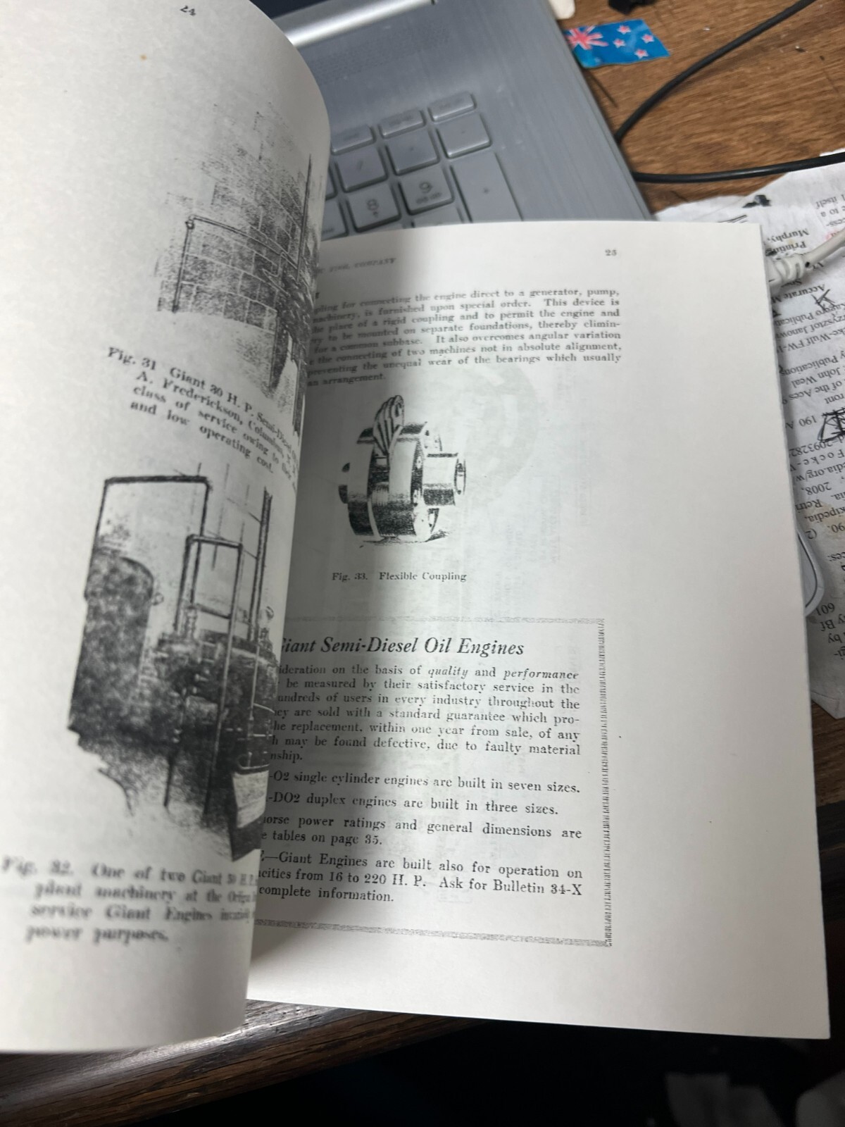 Chicago Pneumatic Giant Semi Diesel oil Engines operating bulletin reprint