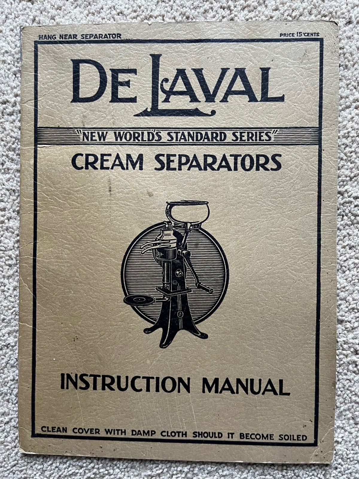 2 DELAVAL CREAM SEPARATOR INSTRUCTION MANUALS