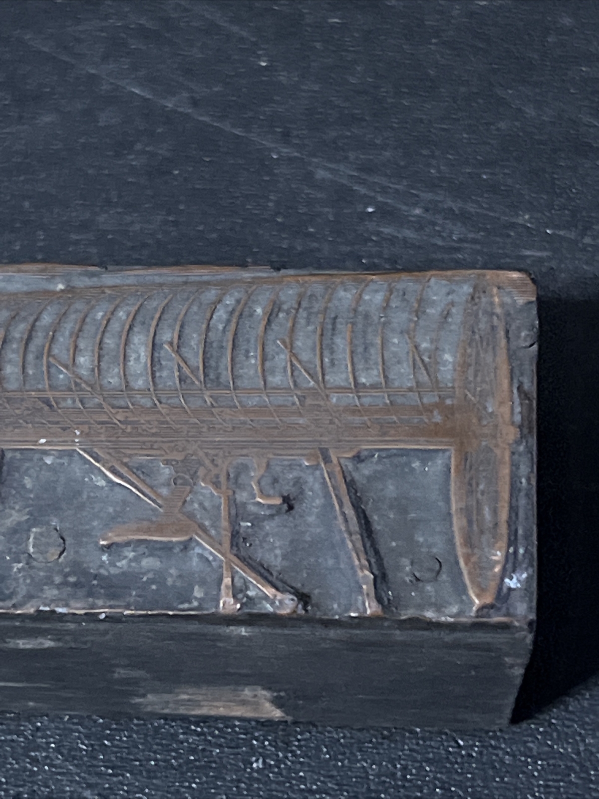 1880s Farm Implements Print Block