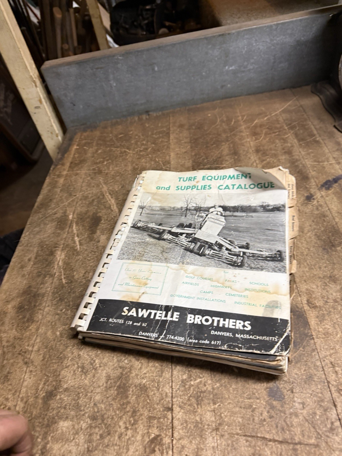 VTG 1966 Sawtelle Brothers Jacobsen Turf Equipment Supplies Dealer Catalog Book