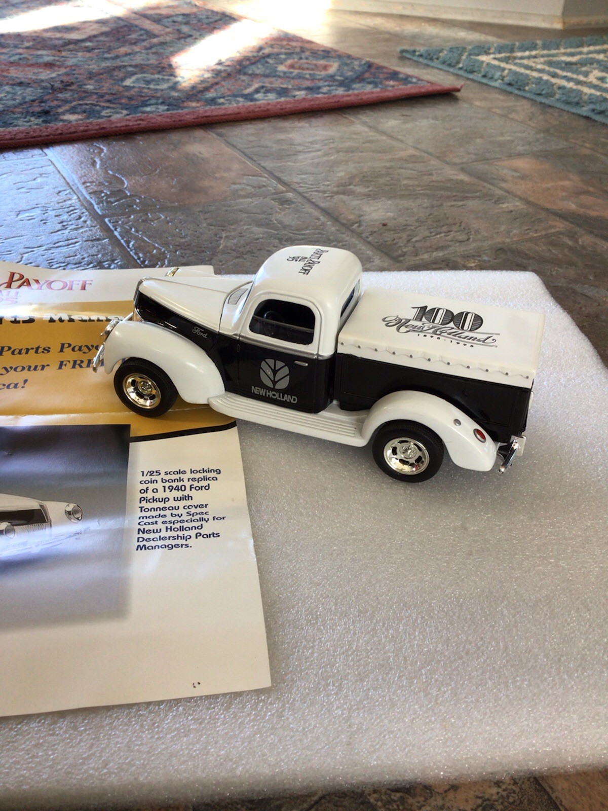 New Holland 1995 Dealer Only Limited Edition Collectors Parts Payoff Coin Bank