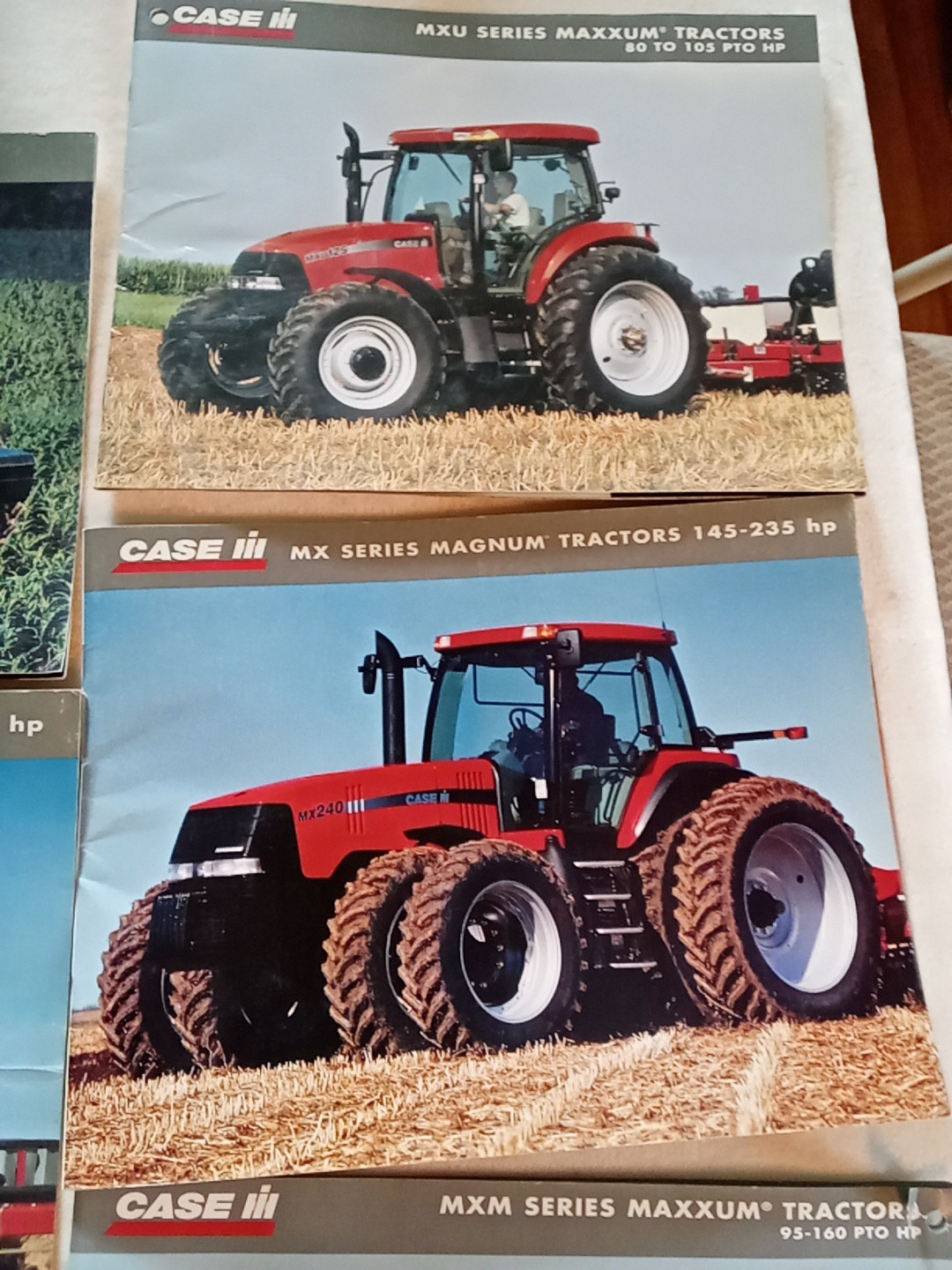 Lot 5 Case Tractor 8900 Maxxum Magnum Sales Brochure Literature Advertising