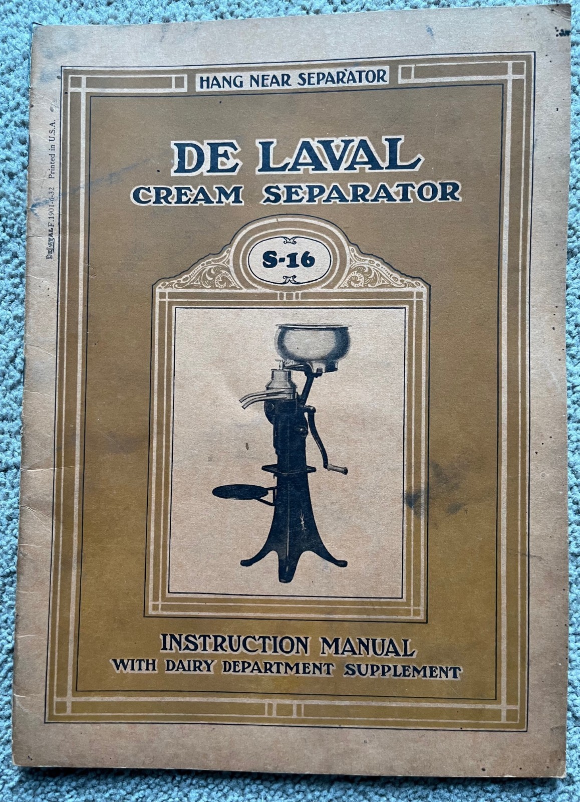 2 DELAVAL CREAM SEPARATOR INSTRUCTION MANUALS