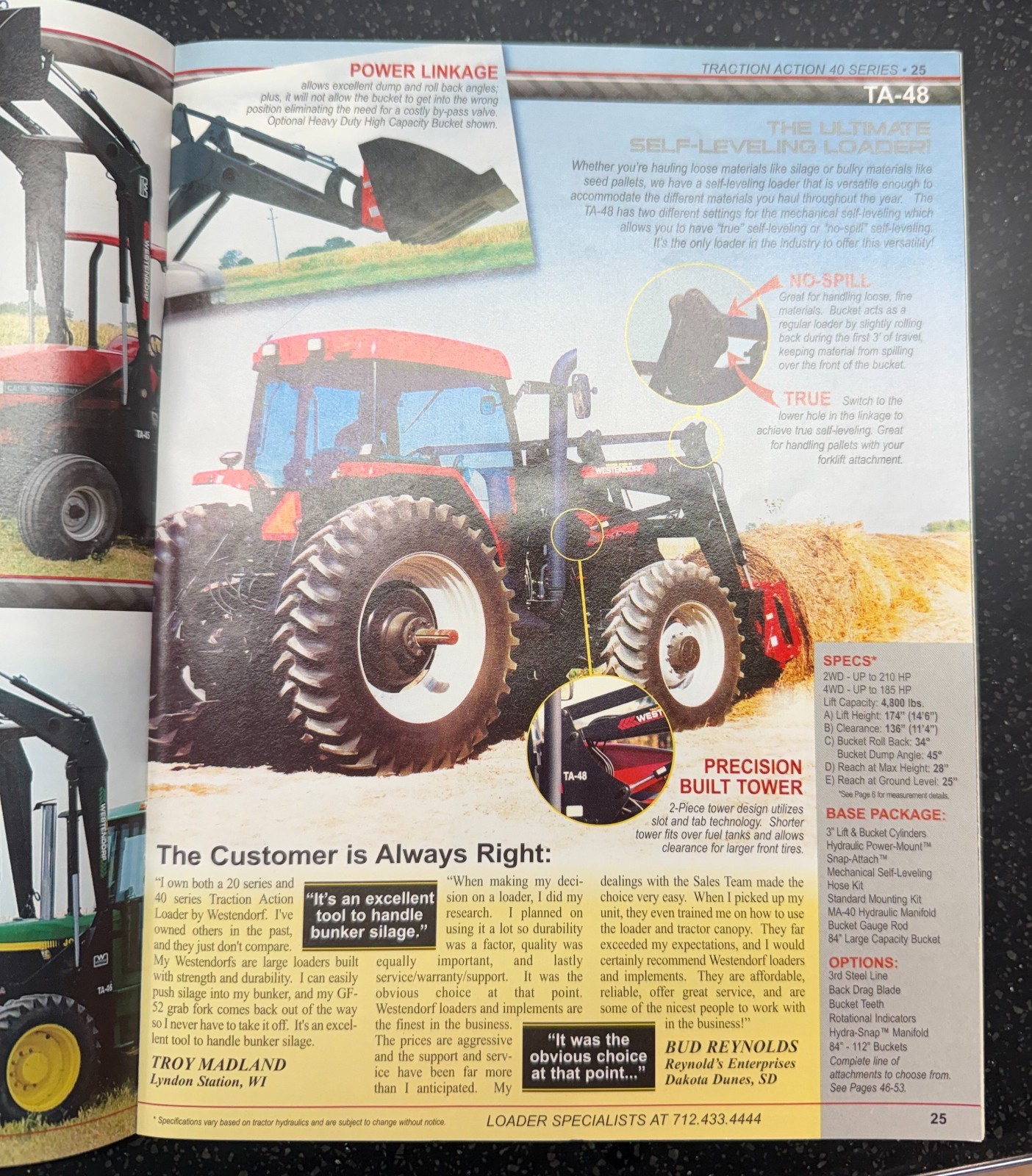 Westendorf « The Loader Specialists » All Product Guide Volume 3 Issue 3