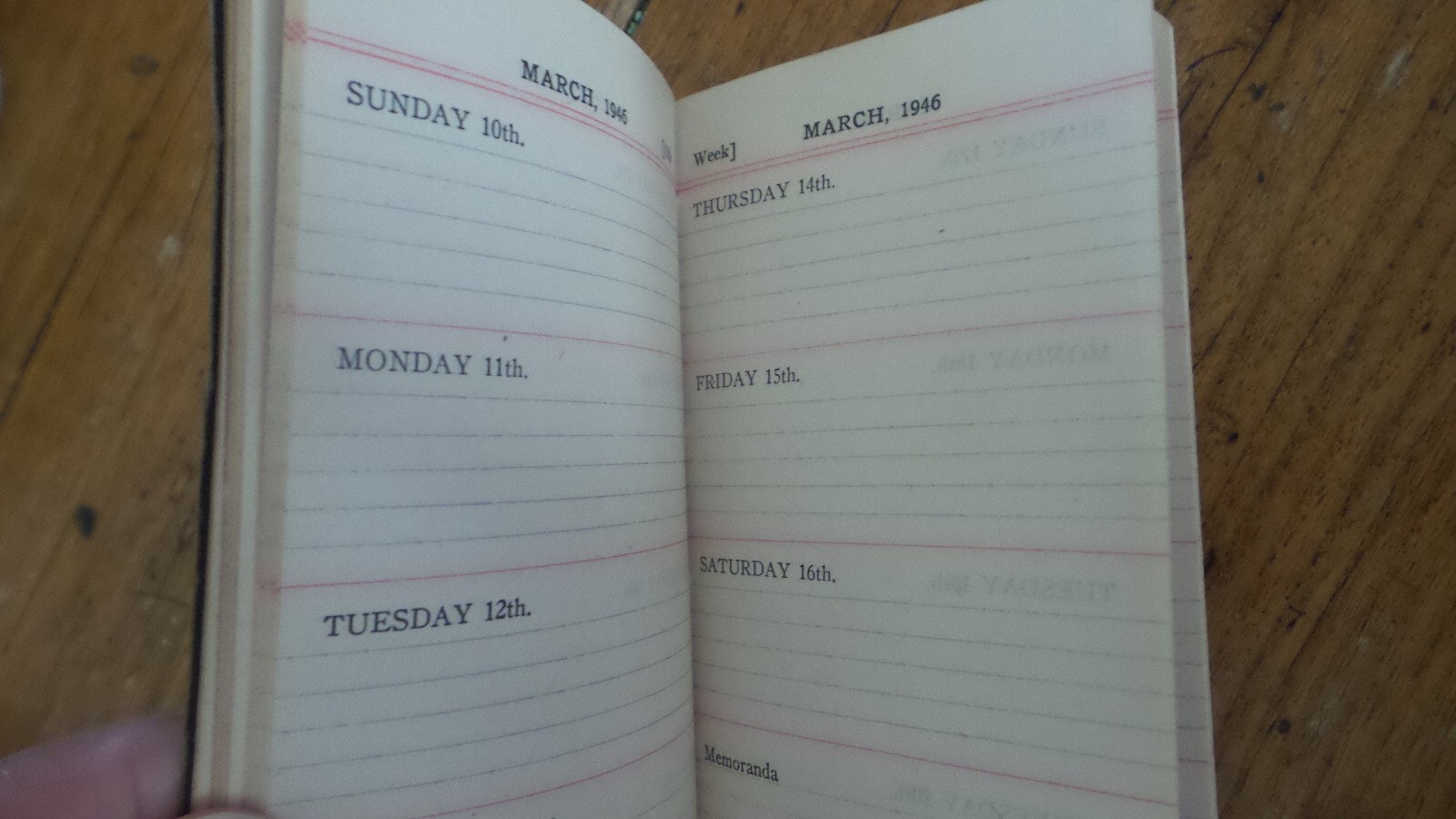 1946 DELAVAL DIARY Pocket Calendar Booklet, Advertising, Farm Almanac, Log