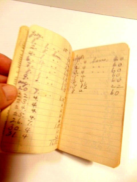used Virginia-Carolina Fertilizers advertising notebook: 1938 & 1939 calendars