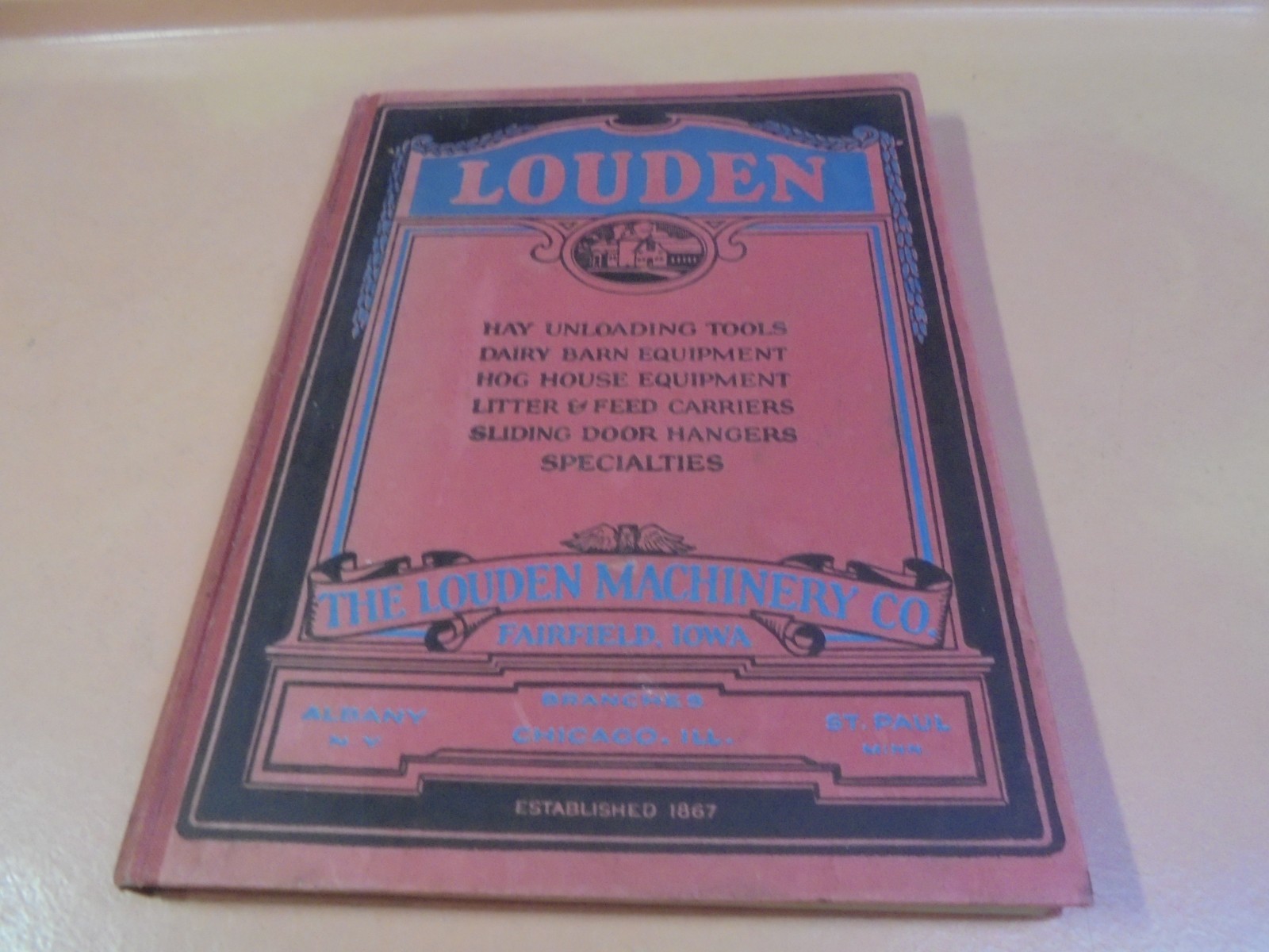 Vintage 1926 Louden Catalog barn, Hog, Dairy equipment