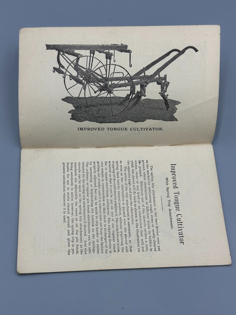 c 1890 Long & Allstatter Rake Cultivator FARM ADVERTISING Catalog HAMILTON Ohio