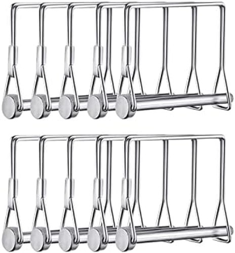 Sunnyway 10 Pack 5/16 Inch Trailer Coupler Pin Set 4 Inch Long Wire Lock Pin …