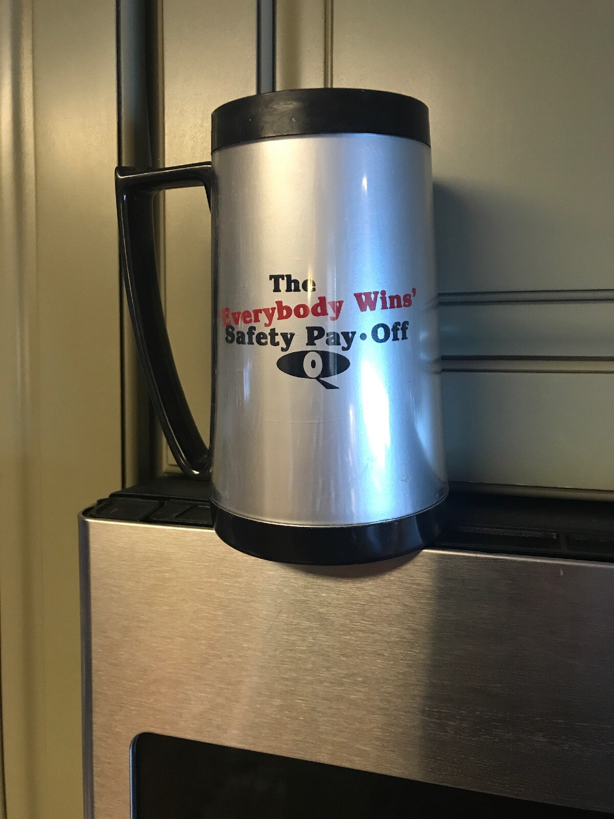 Vintage Quincy Soybean-Quincy, Illinois-Everybody Wins Safety Pay-Off-Mug-Stein