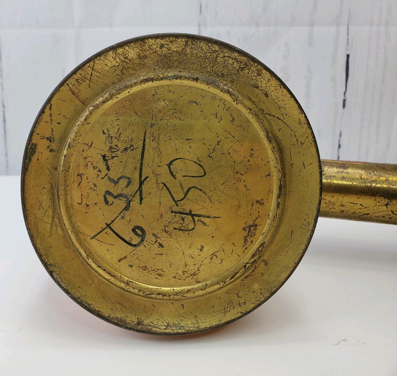Vintage DOBBINS Metal Ware SUPER BILT SPRAYER Copper Drum Wood Handle Decoration