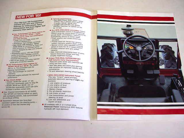 Hesston 90 Series Farm Tractor Sales Brochure From 1980s? 6 Page