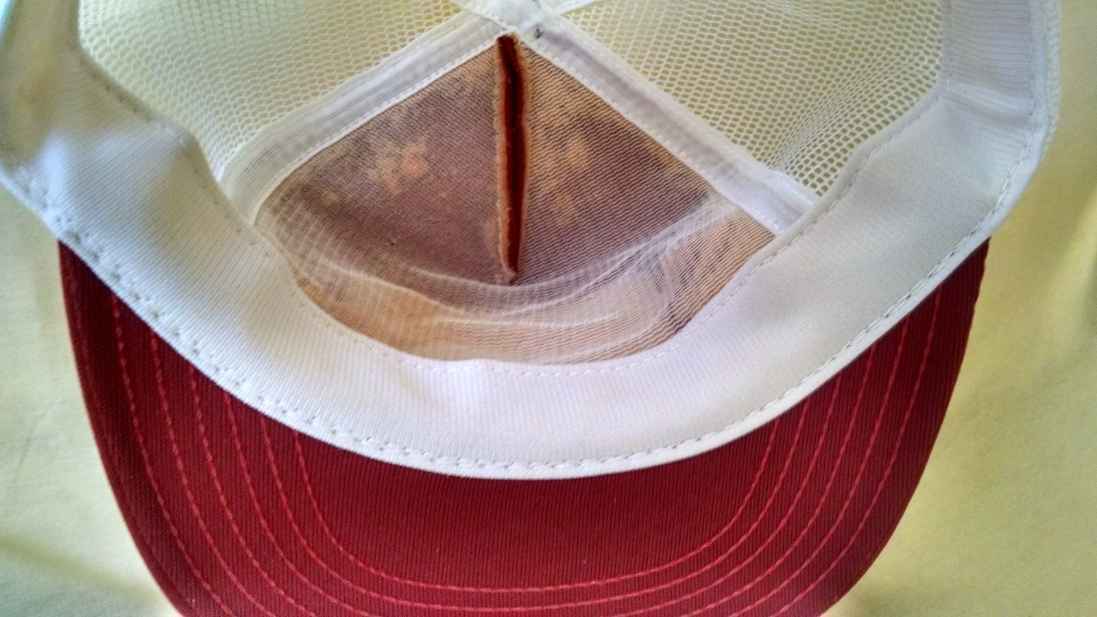ELANCO CONSERVE HAT BASEBALL BALL CAP PATCH PEANUTS SOYBEANS RED USA VINTGE ADJ.