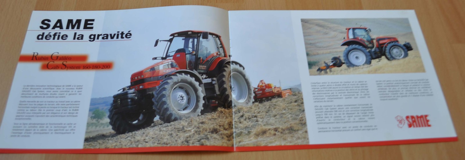 Same 2001 Tractor Agriculture Machinery Brochure Prospekt Opuscolo