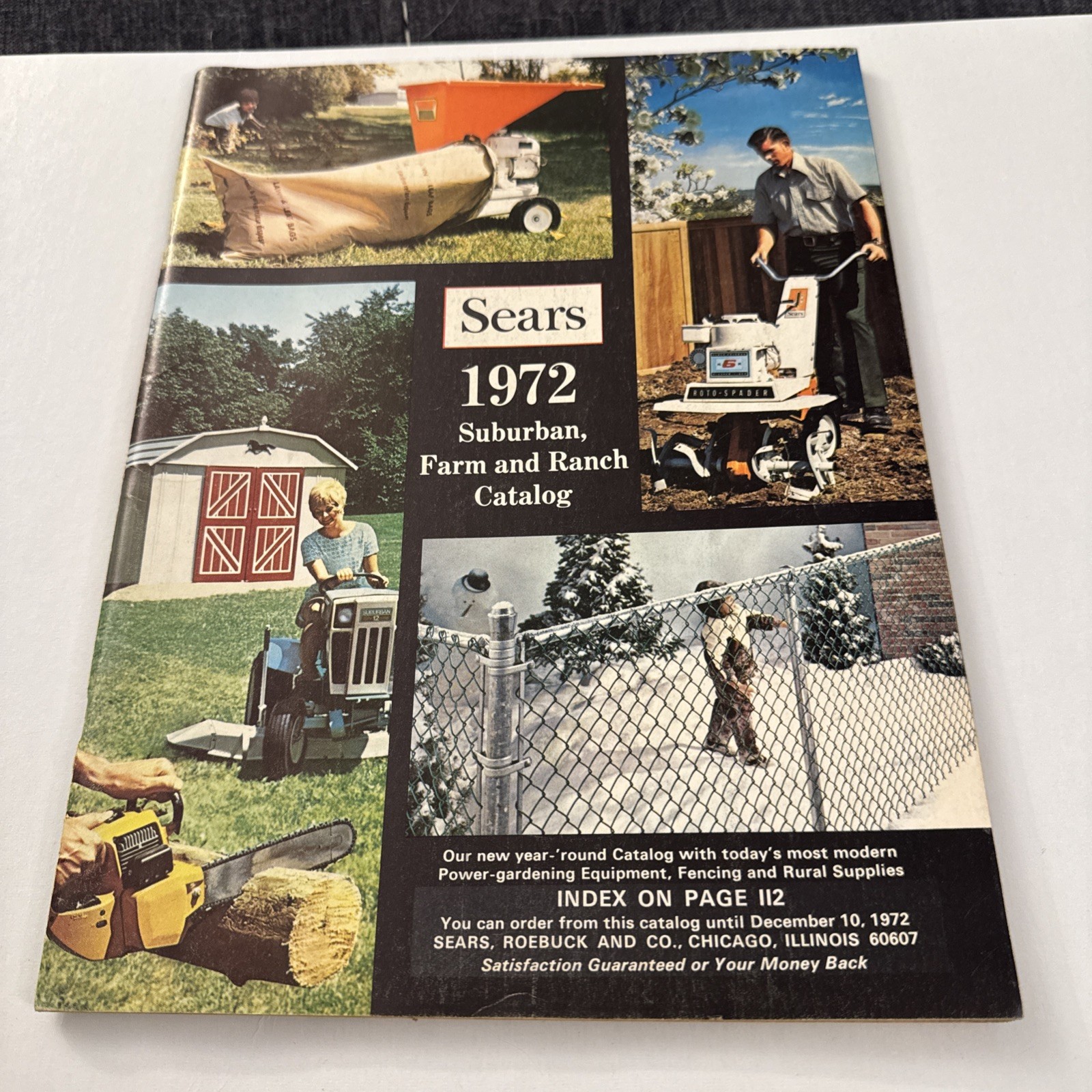 Sears 1972 Suburban Farm Catalog SS/15 12 Custom Compact 8 Garden Tractor EB6