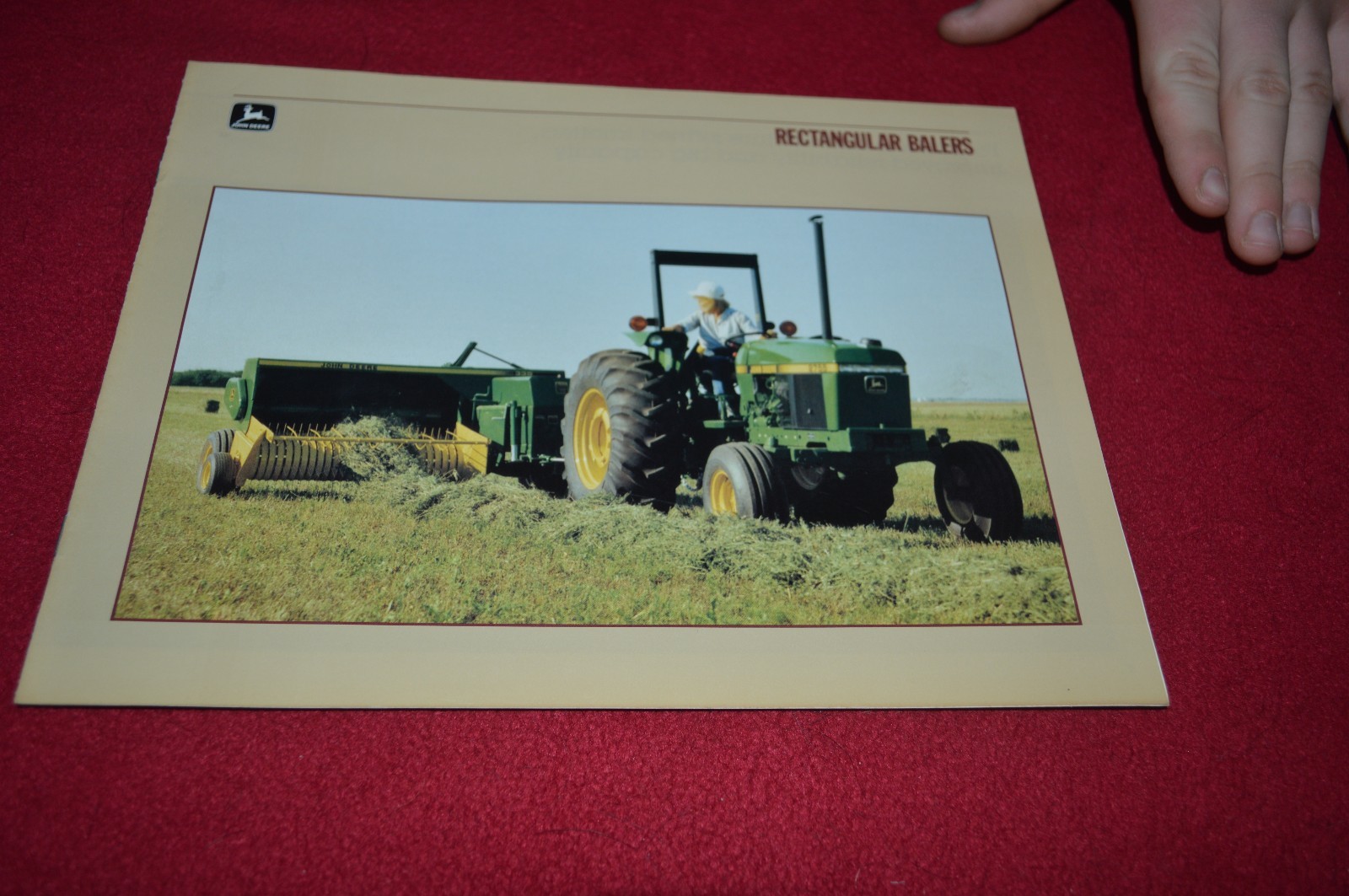 John Deere 328 338 348 468 Rectangular Baler For 1988 Dealers Brochure DCPA5