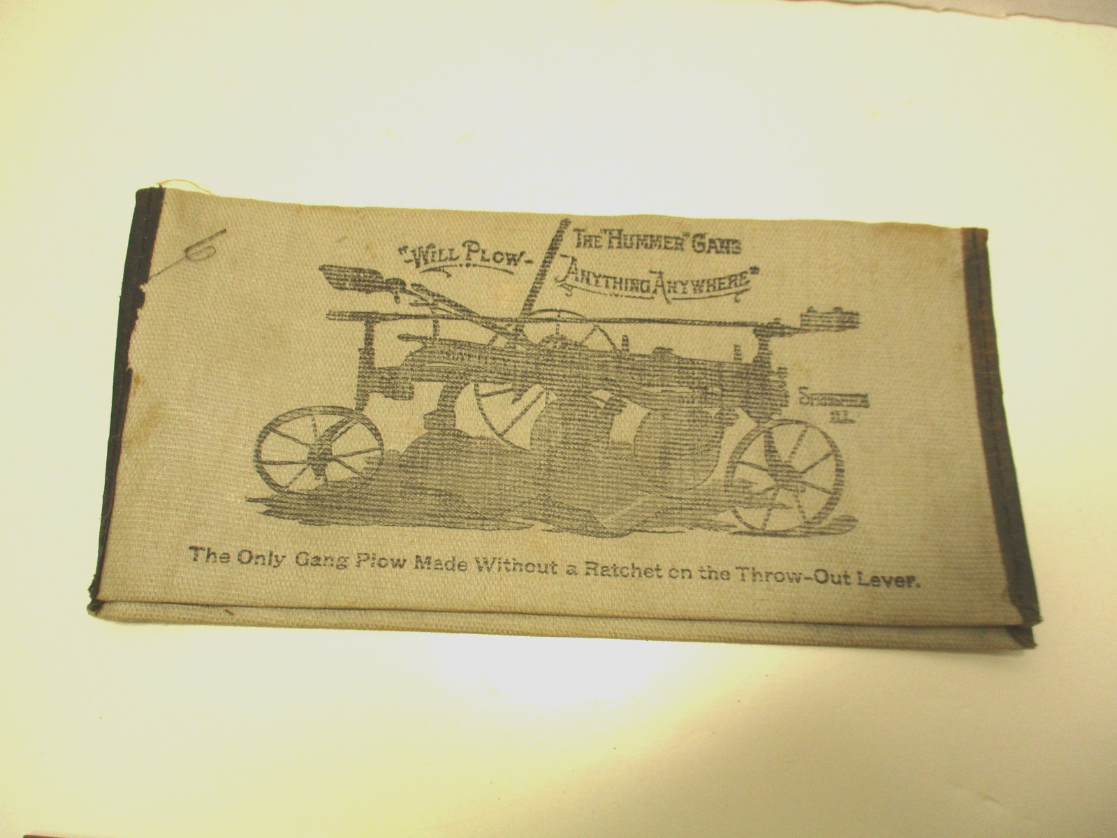 1901 Sattley Manufacturing Company Riding and Walking Plows Advertising Wallet