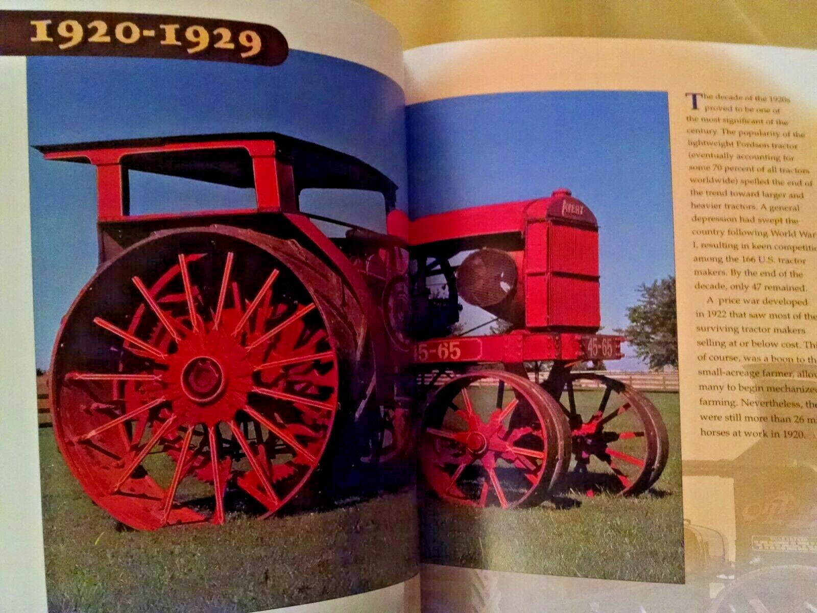 BIG TRACTORS 100 YEARS HIGH POWERED FARM MACHINERY PRIPPS MORLAND NEW 2005 KP.
