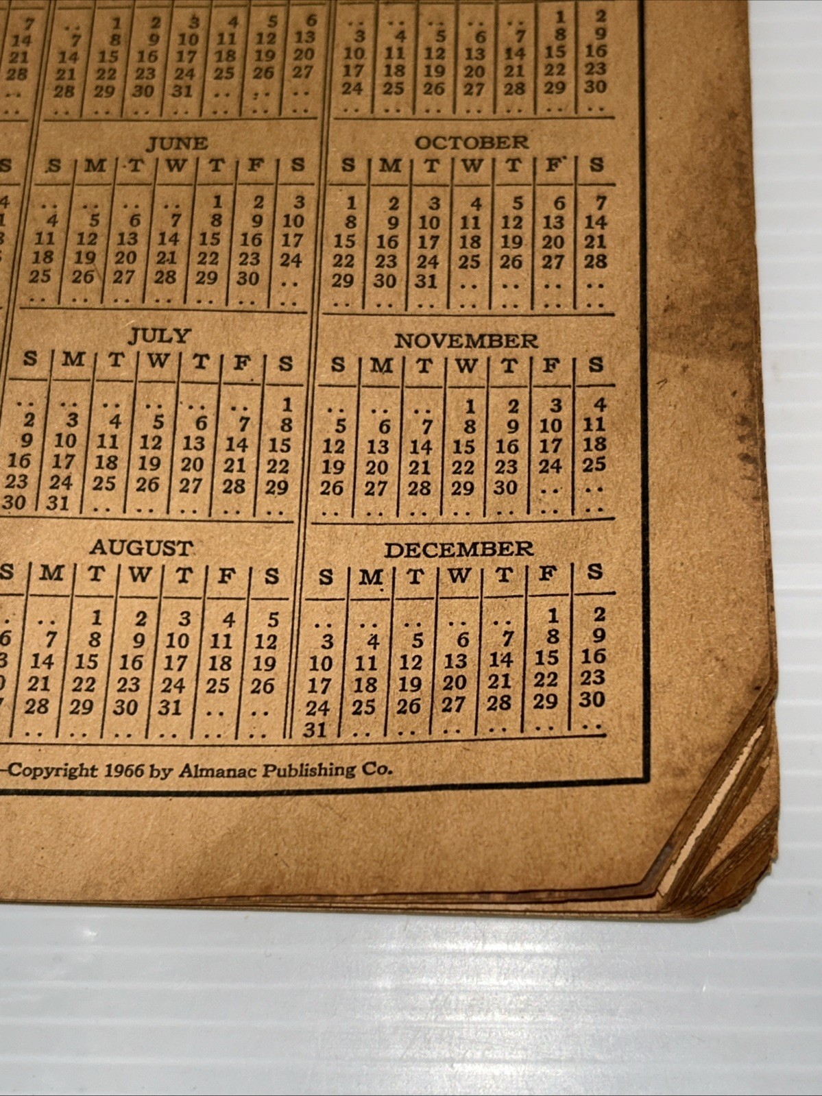 Set Of 2 Collectible 1967 Farmers Almanac Vol 150 -Different Title Pages