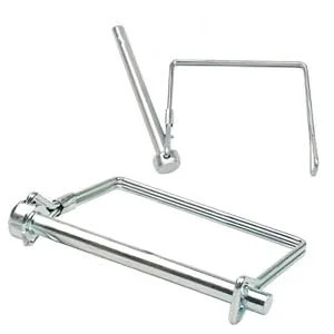 10 PCS Square Pto Pin Shaft Locking Pin 1/4 pin Hitch pin Wire Lock Pin Safety C