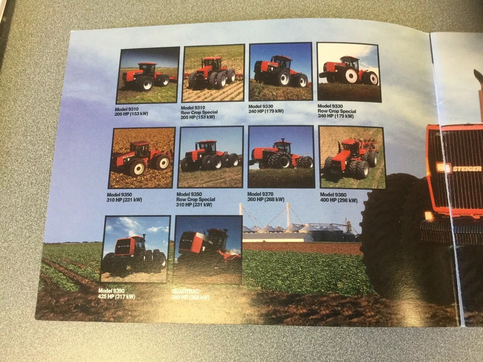 STEIGER 9300 SERIES 4WD 44 PAGES 1996 RARE SALES BROCHURE