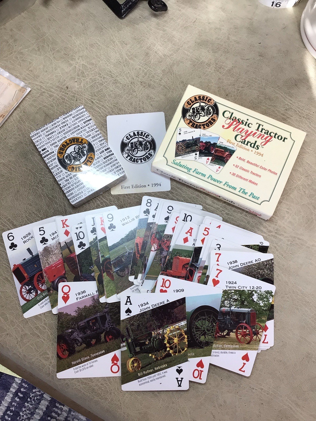 Classic Vintage Tractor 1994 1st Edition Two Decks Of Playing Cards