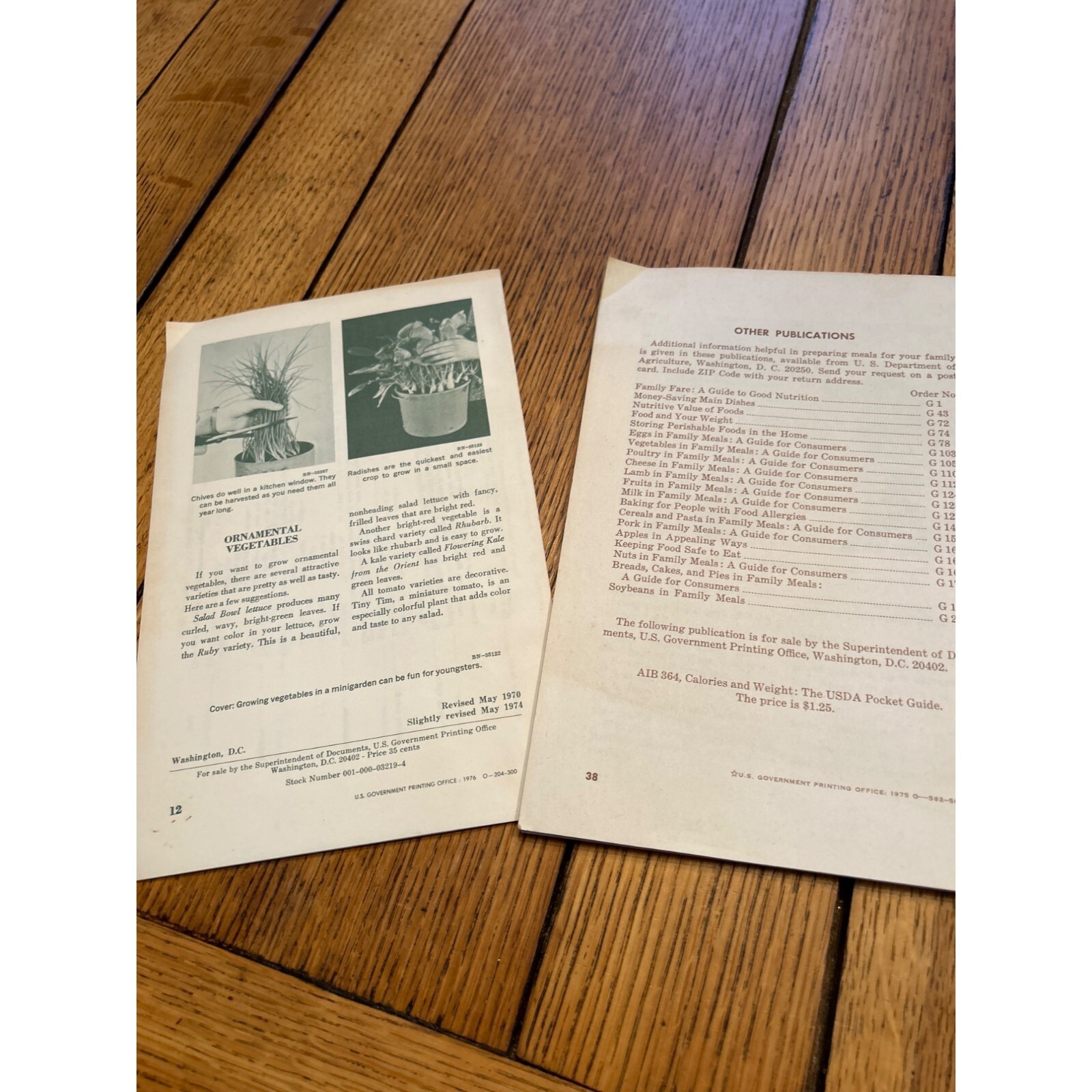 Vintage USDA Home & Garden Bulletins Minigardens & Beef And Veal Guides