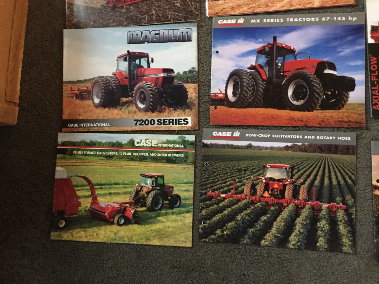 MASSIVE Lot of 47 CASE IH tractor & equipment brochures Literature