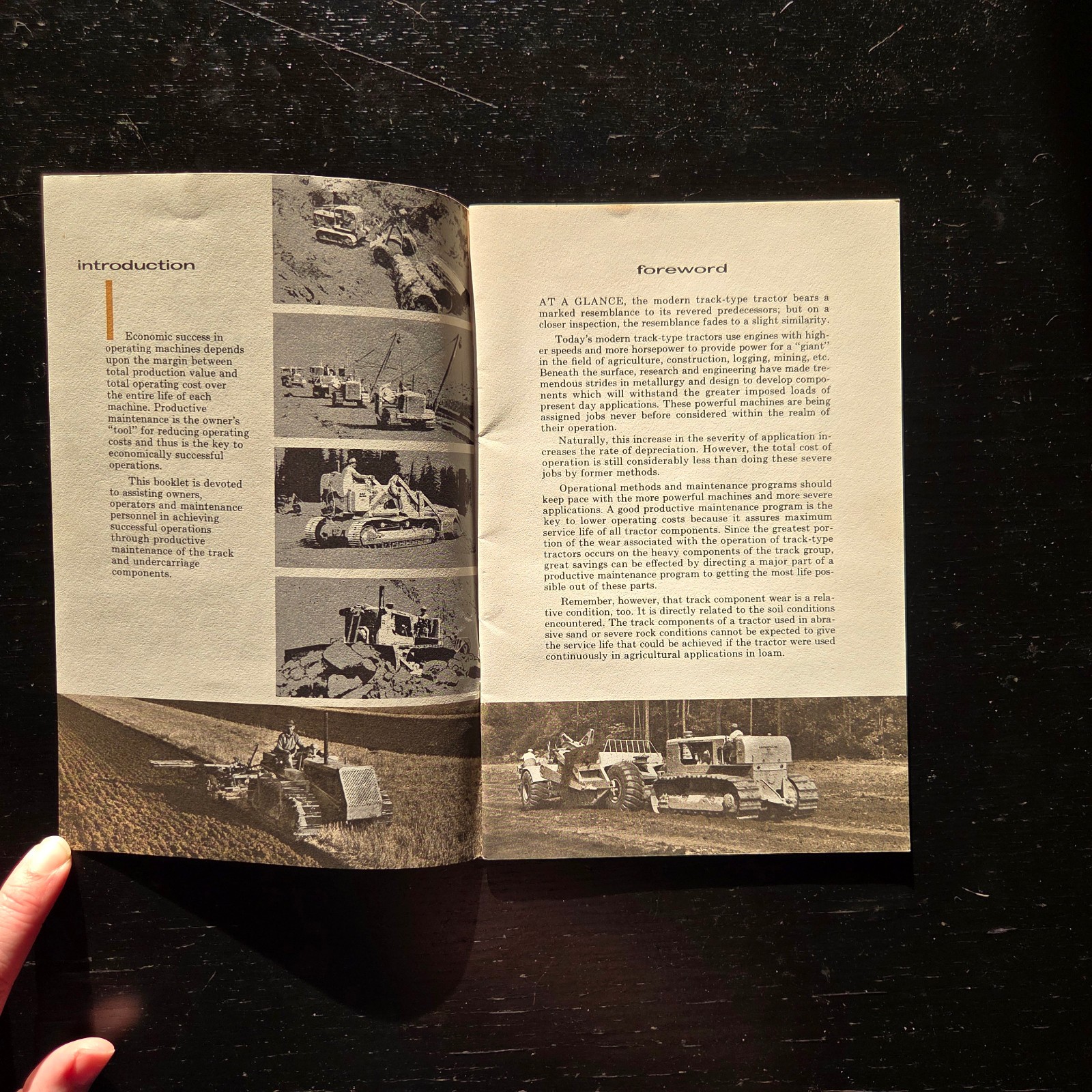 1950&rsquo;s « EXTENDING TRACK SERVICE LIFE » CATERPILLAR BROCHURE BOOKLET H.O. PENN CO.