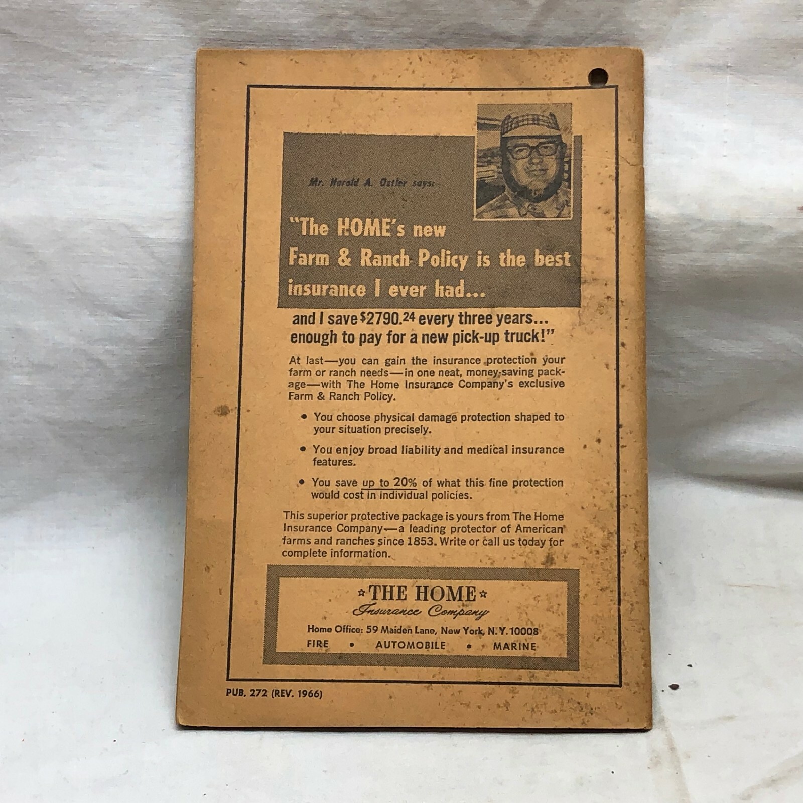 Vintage 1966 532 Hints Farmer and Rancher Almanac Booklet