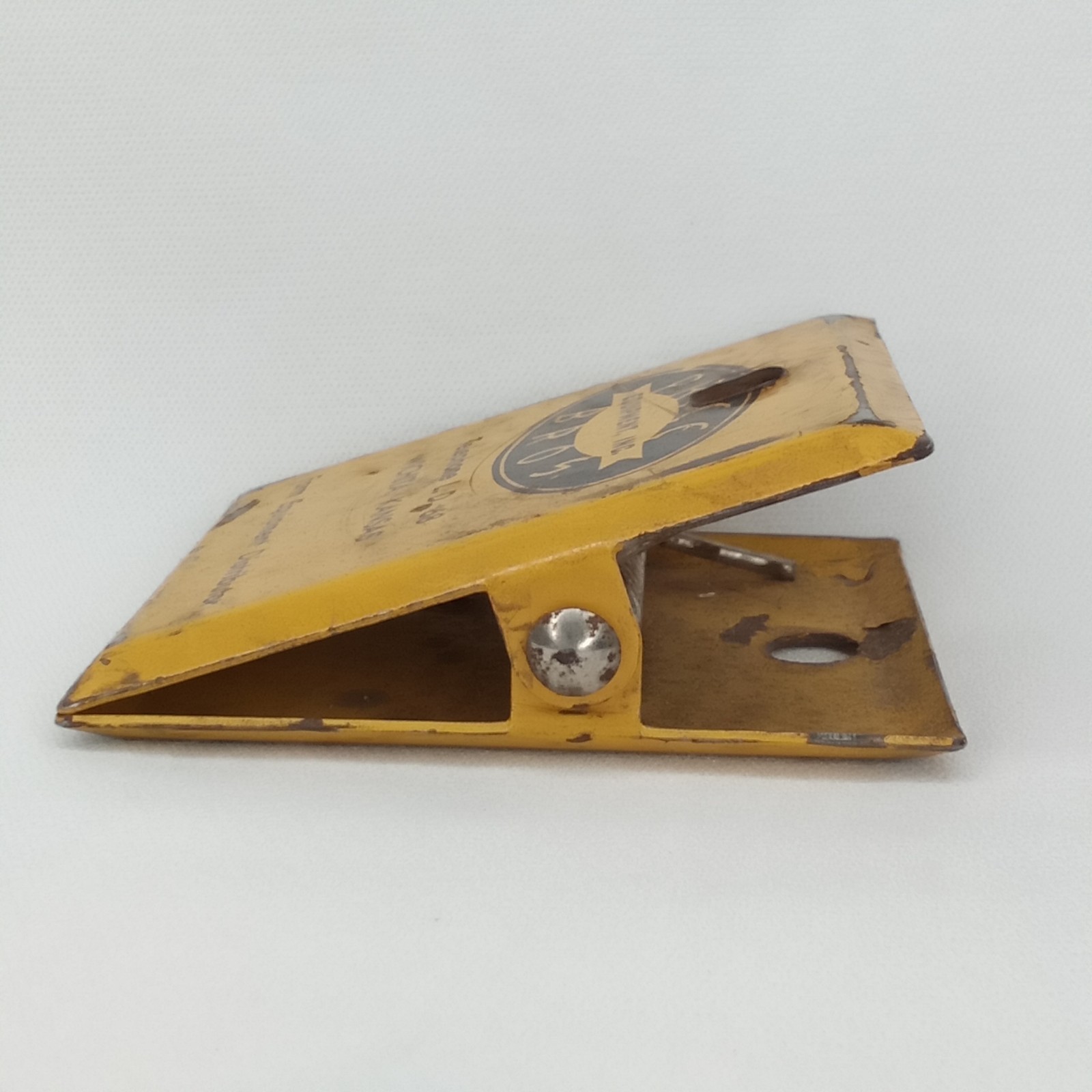 Vintage 1950s Advertising Metal Clip Price Brothers Equipment Wichita Kansas