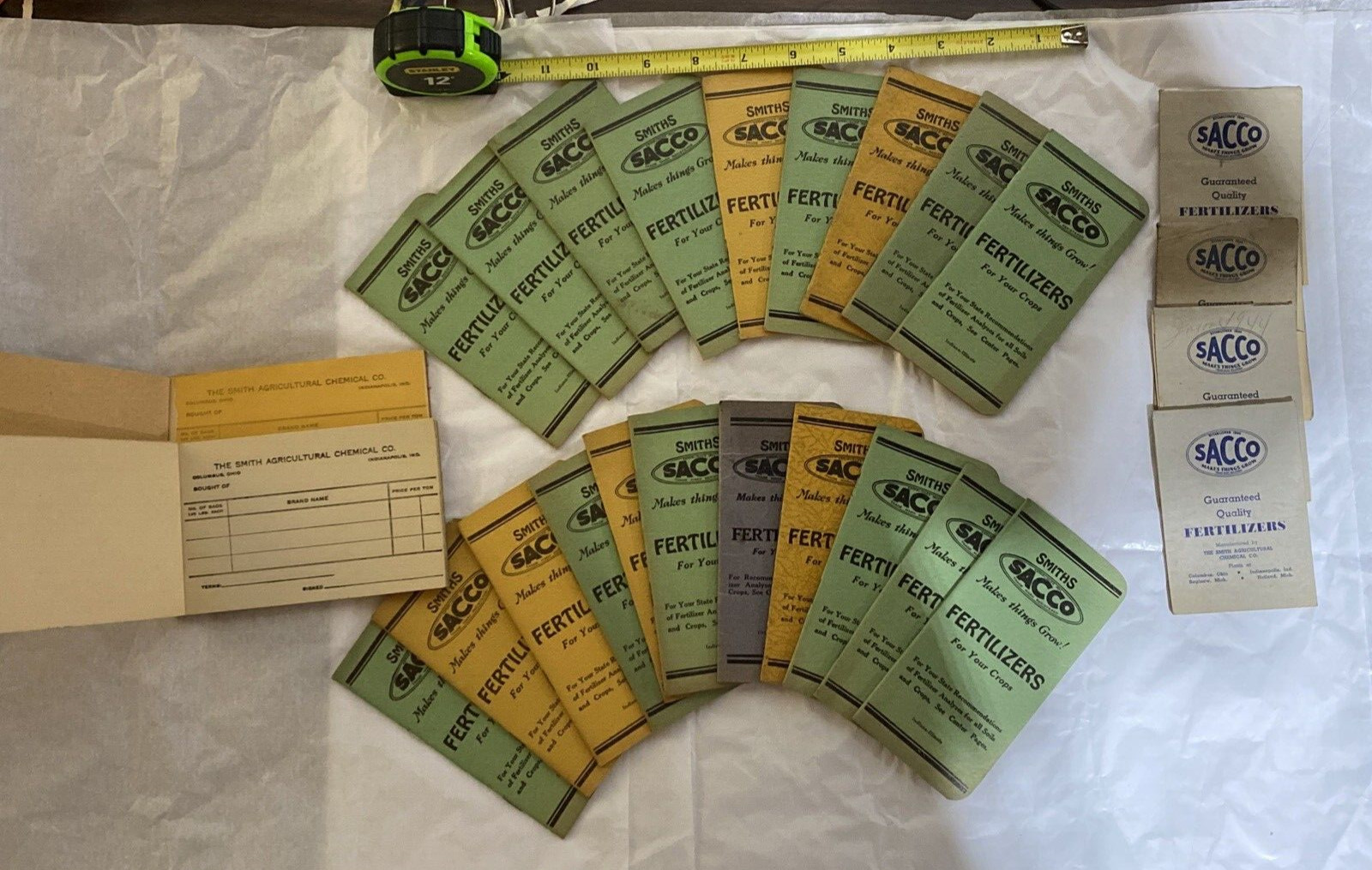 20 Vintage Smiths Sacco Fertilizer Note Book Calendars