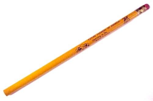 Future Farmers of America Knoxville Chapter Lead Pencil Vintage Iowa Advertising