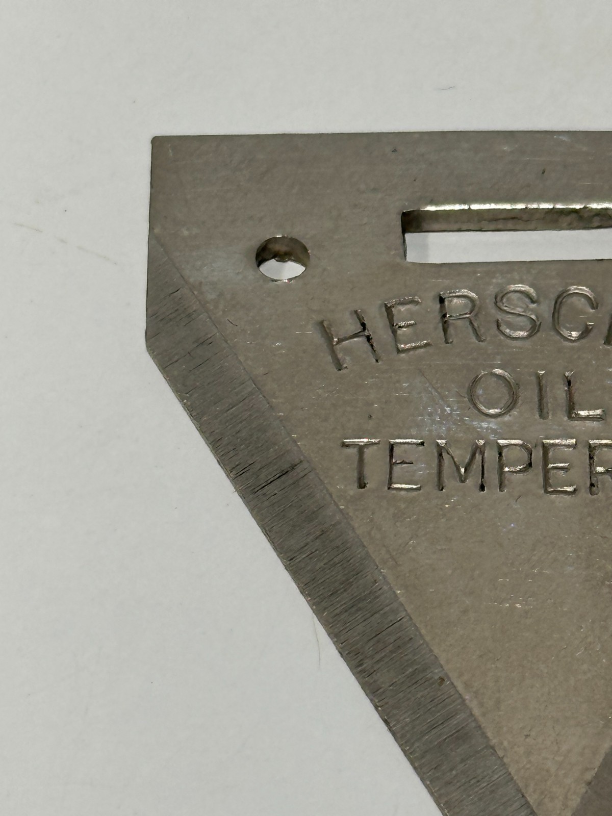 Vtg 1960&rsquo;s Advertising Key Fob Herschel Oil Tempered Sickle mower collectible