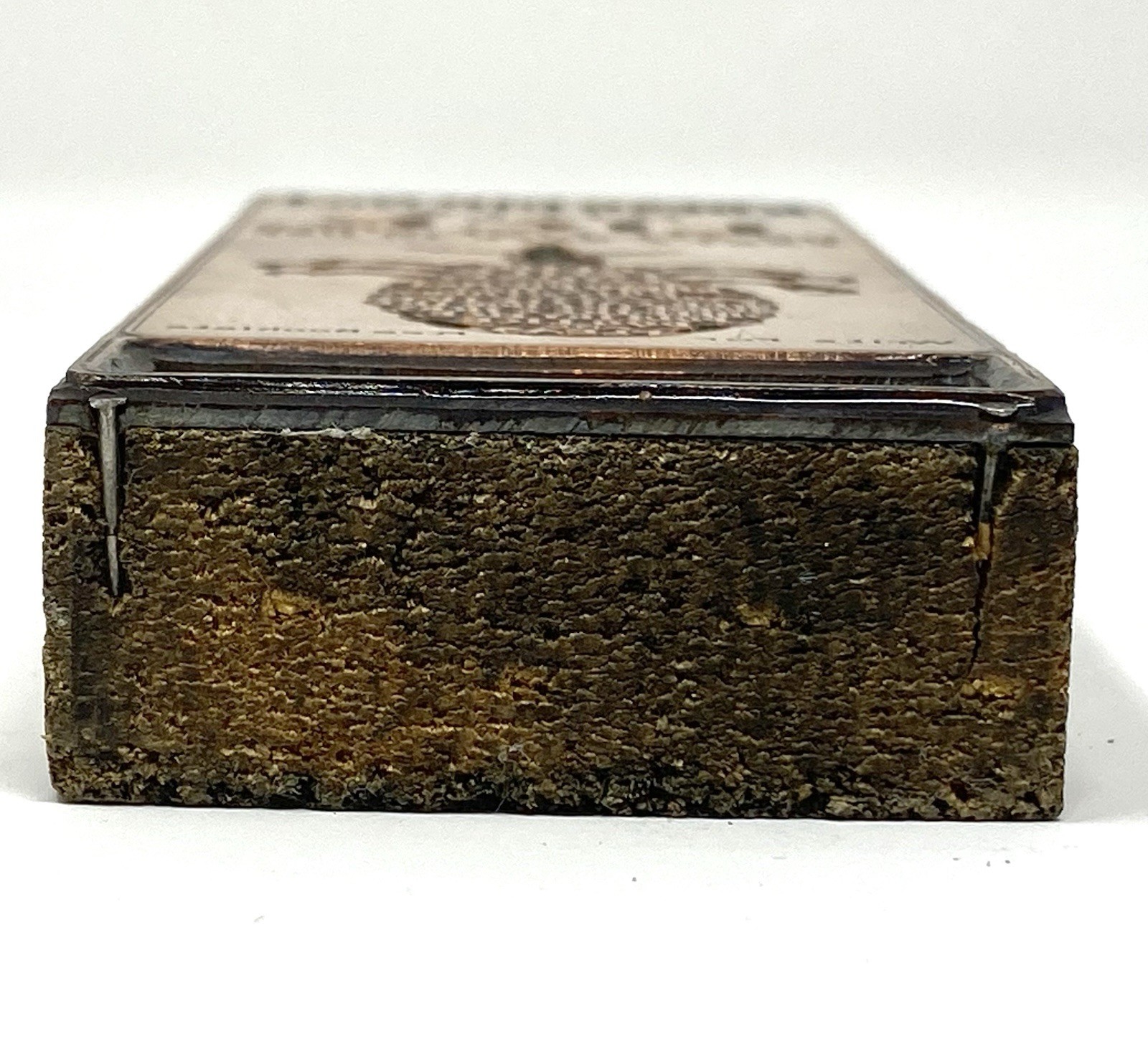 Kreso Dip No.1 Advertising Print Block With Copper Plate Vintage