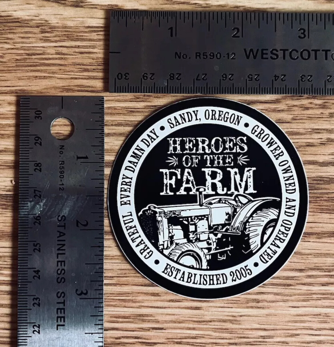 *VARIETY* GLOSSY VINYL STICKER – OREGON, USA CANNABIS CONCENTRATE ADVERTISEMENT