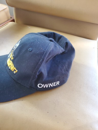 Vintage Black Lawn Mower Image Adjustable Owner/ Walker Baseball Hat/Cap 1 Size